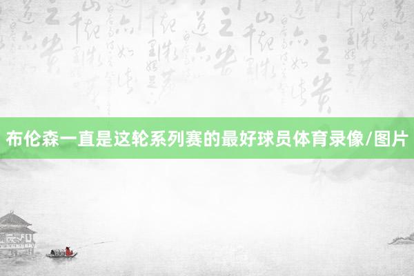 布伦森一直是这轮系列赛的最好球员体育录像/图片