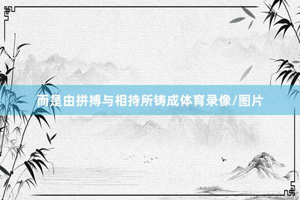而是由拼搏与相持所铸成体育录像/图片