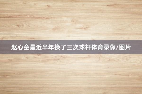 赵心童最近半年换了三次球杆体育录像/图片