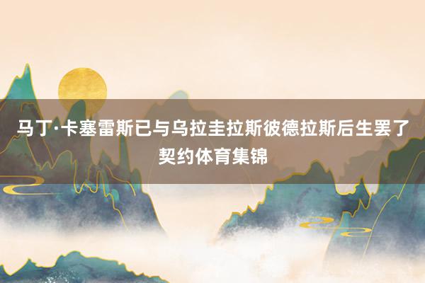 马丁·卡塞雷斯已与乌拉圭拉斯彼德拉斯后生罢了契约体育集锦