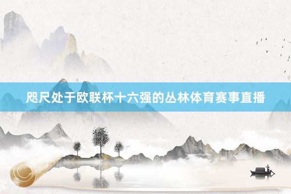 咫尺处于欧联杯十六强的丛林体育赛事直播