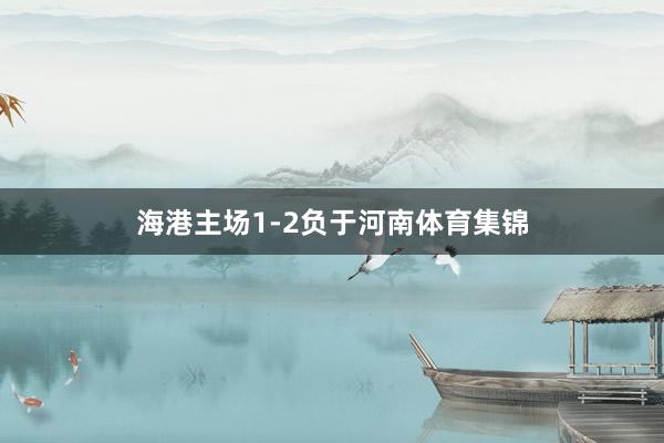 海港主场1-2负于河南体育集锦