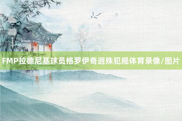 FMP拉德尼基球员格罗伊奇迥殊犯规体育录像/图片